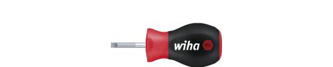 Wiha Wkrętak SoftFinish płaski z krótkim trzonem okrągłym, Stubby 6.5 mm x 25 mm (26966)