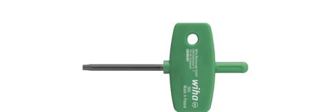 Wiha Klucze trzpieniowe z rękojeścią w kształcie klucza TORX® oksydowany chemicznie T9 x 75 mm (01353)