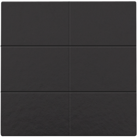 Przycisk 6-krotny do Niko Home Control, kolor piano black coated