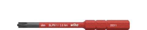 Wiha Bit slimBit electric PlusMinus/Phillips SL/PH1 x 75 mm (34587)