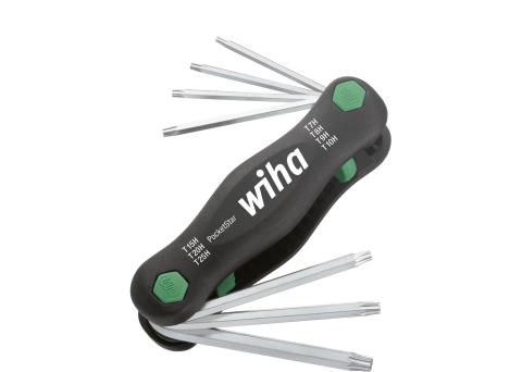 Wiha Narzędzie wielofunkcyjne PocketStar TORX® Tamper Resistant (z otworem) 7-cz. (25128)