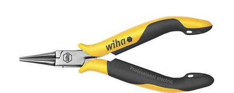 Wiha Szczypce okrągłe Professional ESD okrągłe, krótkie szczęki 120 mm, 4 3/4" (26804)