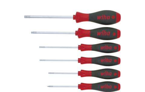 Wiha Zestaw wkrętaków SoftFinish TORX® Tamper Resistant (z otworem) 6-cz. (24506)