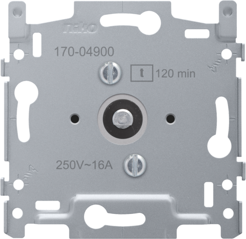 Podstawa do dwubiegunowego zegara, regulowanego do 120 minut, 16 A/250