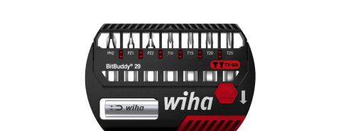 Wiha Zestaw bitów BitBuddy® bit TY 29 mm Phillips, Pozidriv, TORX® 8-cz. 1/4" C6,3 (42138)