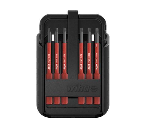 Wiha Zestaw bitów slimBit electric TORX®, TORX PLUS® 12-cz. z uchwytem na pasek (43161)