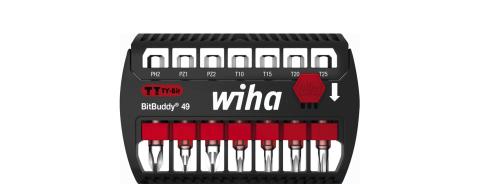 Wiha Zestaw bitów BitBuddy® bit TY 49 mm Phillips, Pozidriv, TORX® 7-cz. 1/4" E6,3 (42117)