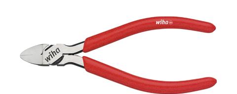 Wiha Szczypce Classic do bocznego cięcia tworzywa sztucznego ze sprężyną rozwierającą bez uskoku 125 mm, 5" (37402)