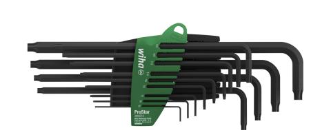 Wiha Zestaw kluczy trzpieniowych w uchwycie ProStar TORX® 13-cz. oksydowany chemicznie (24312)