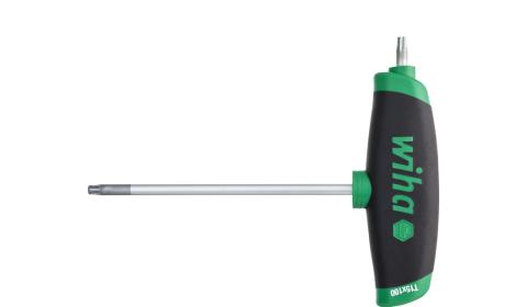 Wiha Klucze trzpieniowe z rękojeścią T ComfortGrip TORX® z trzonem bocznym chromowane matowo T40 (45452)