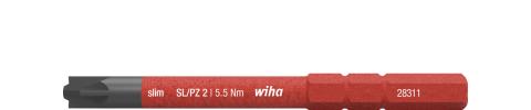 Wiha Bit slimBit electric PlusMinus/Pozidriv SL/PZ2 x 75 mm (34590)