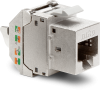 Shielded RJ45 connector STP Cat. 5E, PoE++ ready, for bandwidths up to