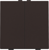 Przycisk 2-krotny do Niko Home Control kolor dark brown