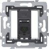 1 złącze RJ45 UTP kat. 5E, model płaski, z podstawa 71 x 71 mm z mocow