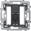 1 RJ45 connection UTP Cat. 5E, PoE++ ready, flat model, incl. base 71 
